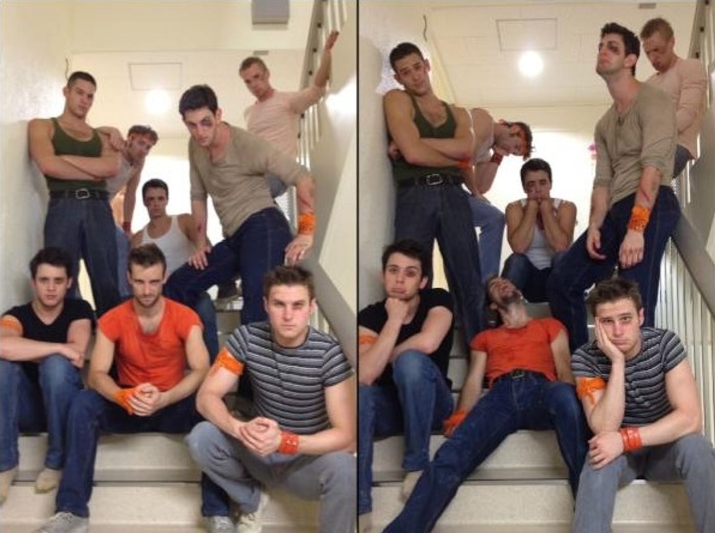 Photo Flash: Saturday Intermission Pics, Aug 11 - NEWSIES, NUTTY PROFESSOR and More Give Olympic Tributes!  Image