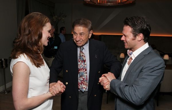 Rachel Wallace, Richard M. Sherman and Nicolas Dromard Photo