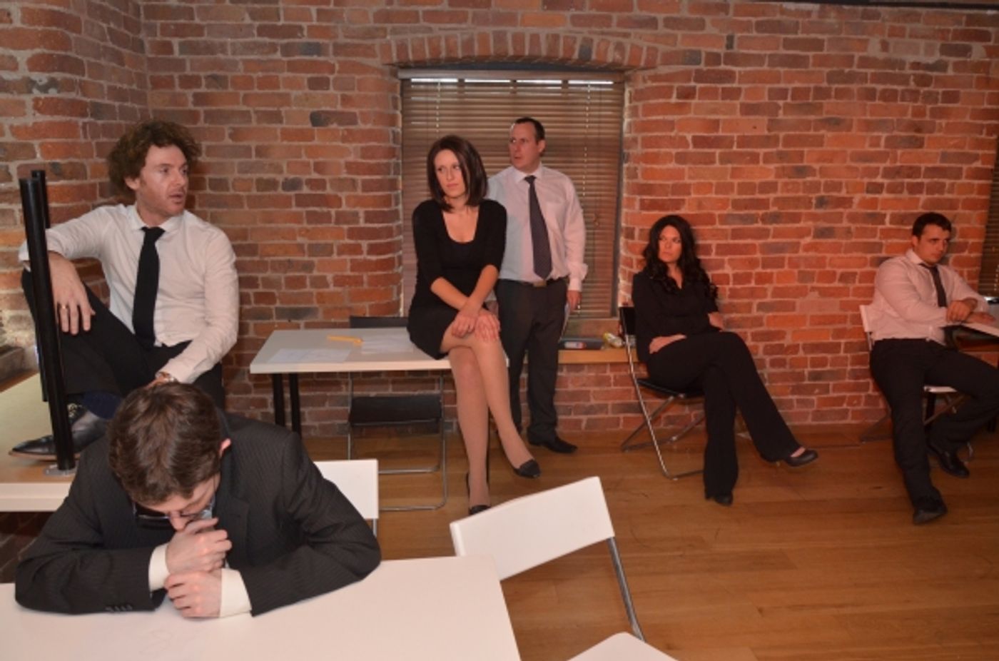 Photo Flash: Stage Adaptation of EXAM in Rehearsals at Gen-X  Image