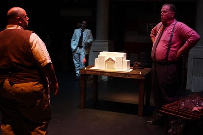 Joe Costanza, Gordon Carmadelle and Thomas F. Evans Photo