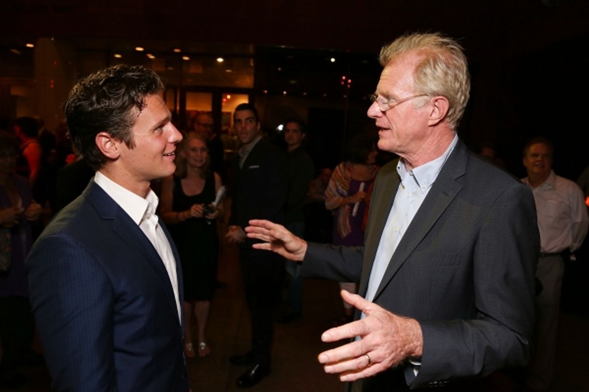Jonathan Groff and Ed Begley, Jr. at 