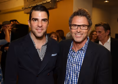 Zachary Quinto and Tim Daly Photo
