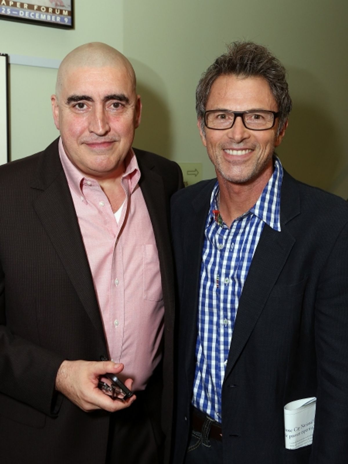 Alfred Molina and Tim Daly at 