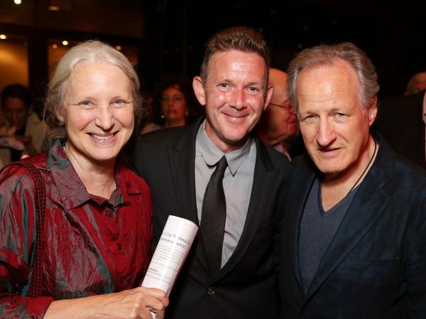 Summer Mann, Playwright John Logan and filmmaker Michael Mann
 Photo