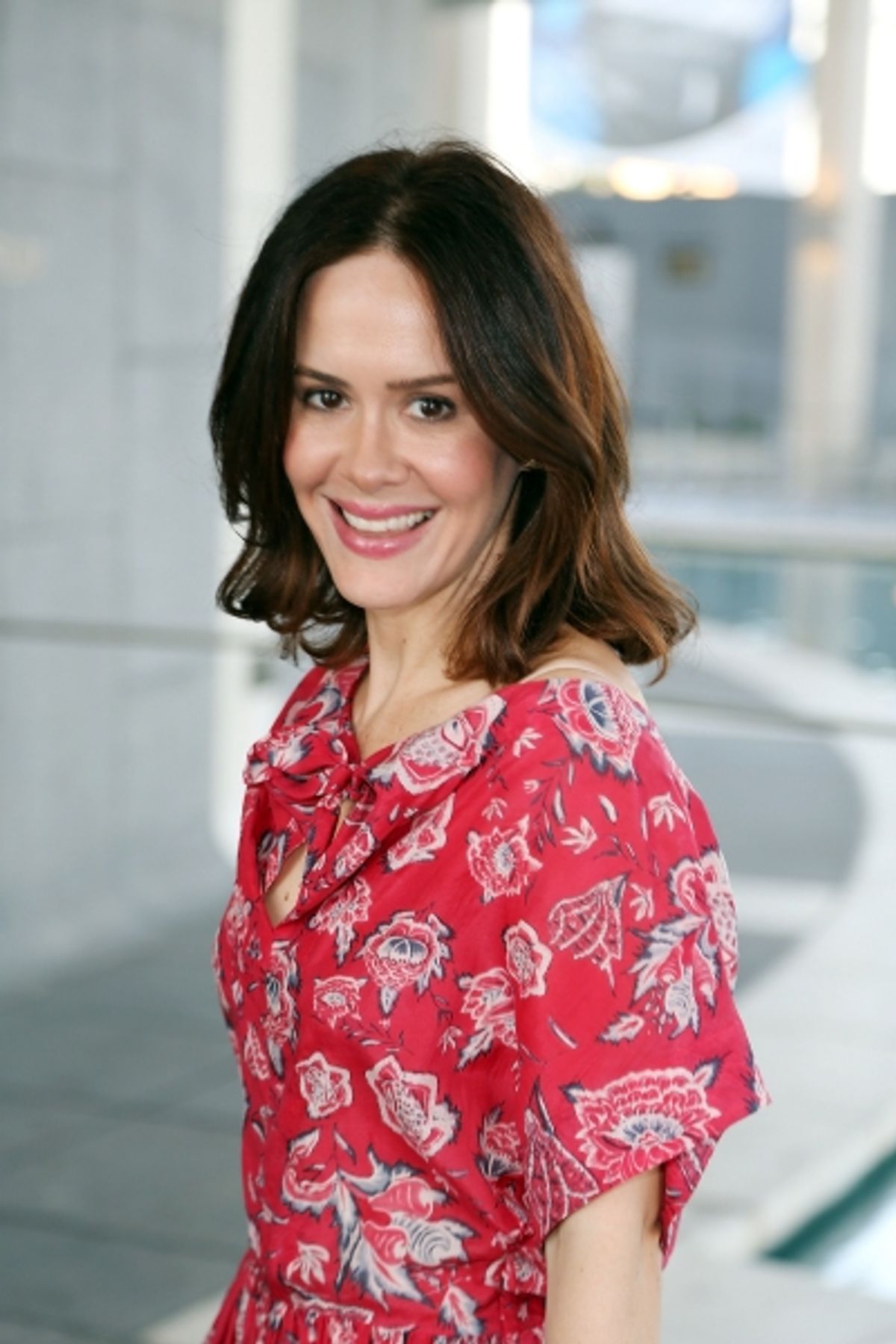 Sarah Paulson poses during the arrivals for the opening night performance of 'Red' at the Center Theatre Group/Mark Taper Forum on Sunday,  Aug. 12, 2012, in Los Angeles, Calif. (Photo by Ryan Miller/Capture Imaging) at 