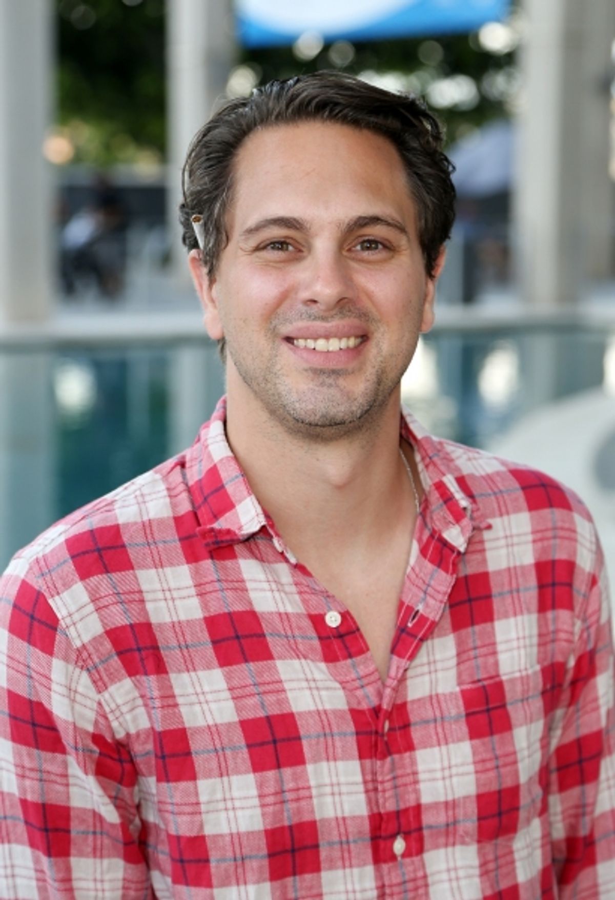 Thomas Sadowski poses during the arrivals for the opening night performance of 'Red' at the Center Theatre Group/Mark Taper Forum on Sunday,  Aug. 12, 2012, in Los Angeles, Calif. (Photo by Ryan Miller/Capture Imaging) at 