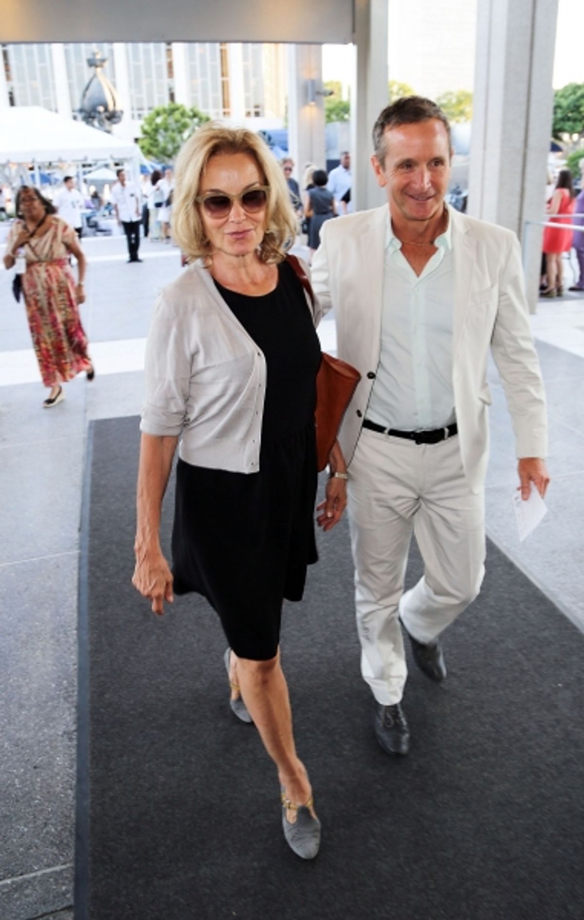 Jessica Lange arrives for the opening night performance of 'Red' at the Center Theatre Group/Mark Taper Forum on Sunday,  Aug. 12, 2012, in Los Angeles, Calif. (Photo by Ryan Miller/Capture Imaging) at 
