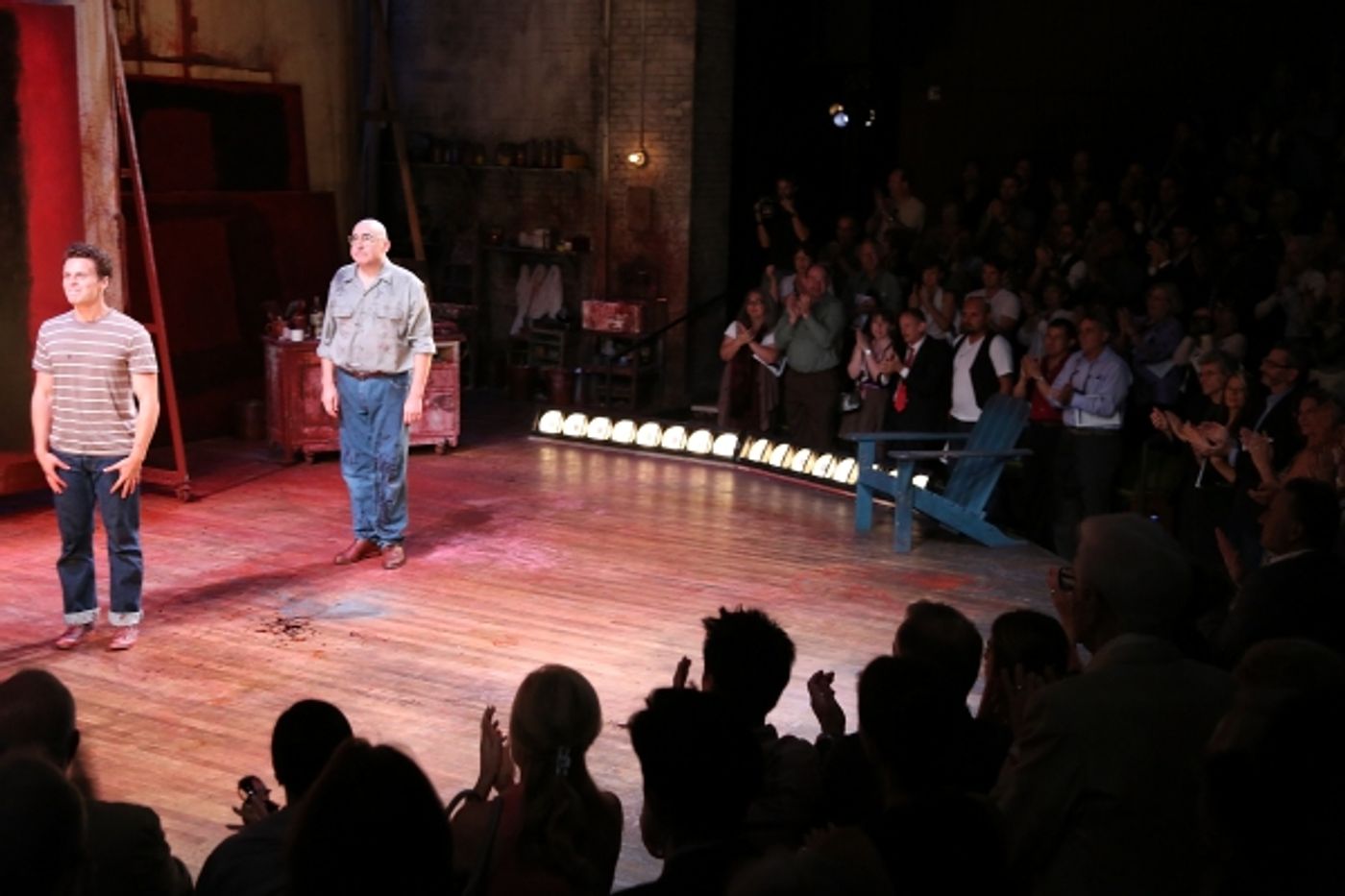 Photo Flash: Jonathan Groff and Alfred Molina-Led RED Opens in LA- Betty White, Zachary Quinto and More!  Image
