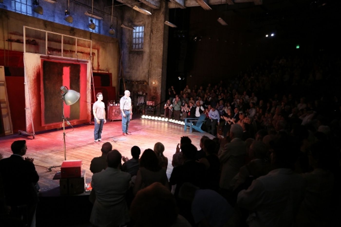 Photo Flash: Jonathan Groff and Alfred Molina-Led RED Opens in LA- Betty White, Zachary Quinto and More!  Image
