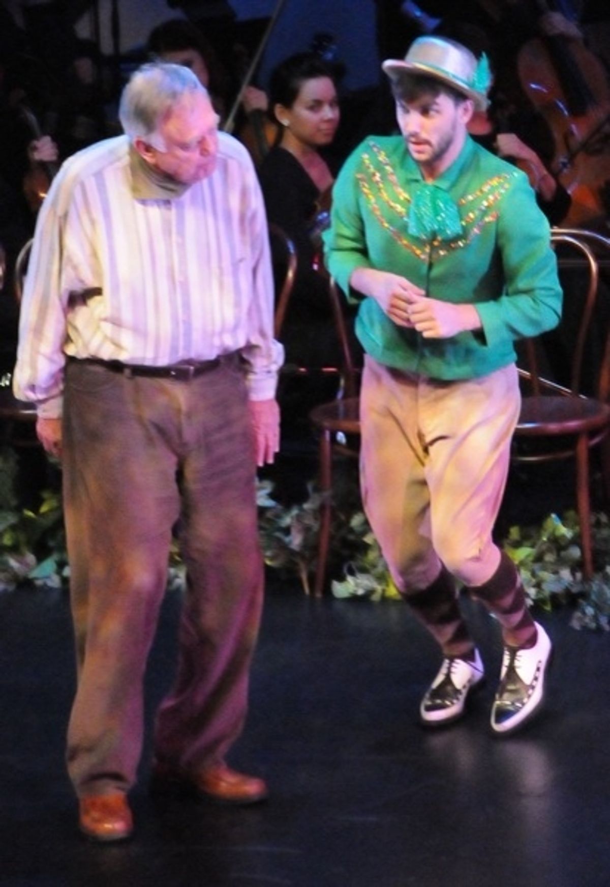Finian's Rainbow 2011: Charles Krohn (as Finian) and Mark Ivy (as Og the Leprechaun). at 