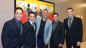Jeff Leibow, Travis Cloer, Taylor Hicks, Deven May, Rob Marnell @ BroadwayWorld Jeff Leibow, Travis Cloer, Taylor Hicks, Deven May, Rob Marnell Photo