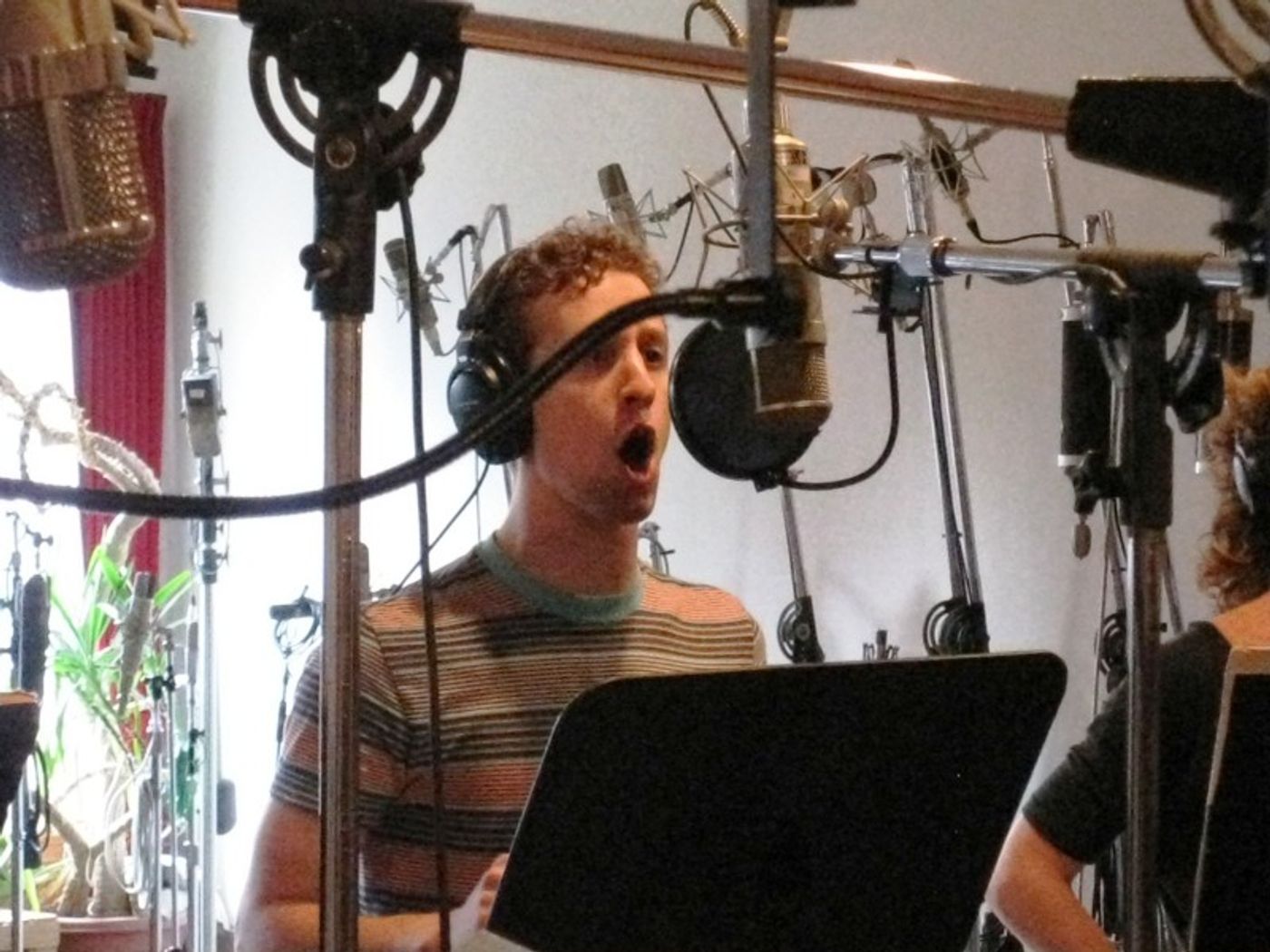 Photo Flash: The Cast of TRIASSIC PARQ in the Recording Studio  Image