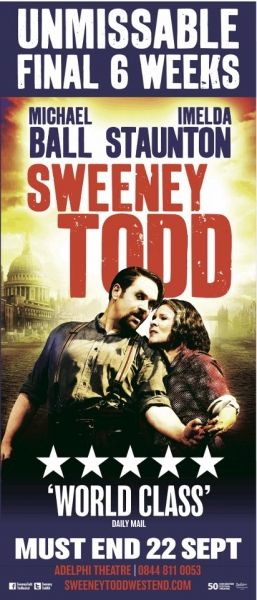 Photo Flash: New Artwork Revealed for West End SWEENEY TODD's Final Weeks  Image