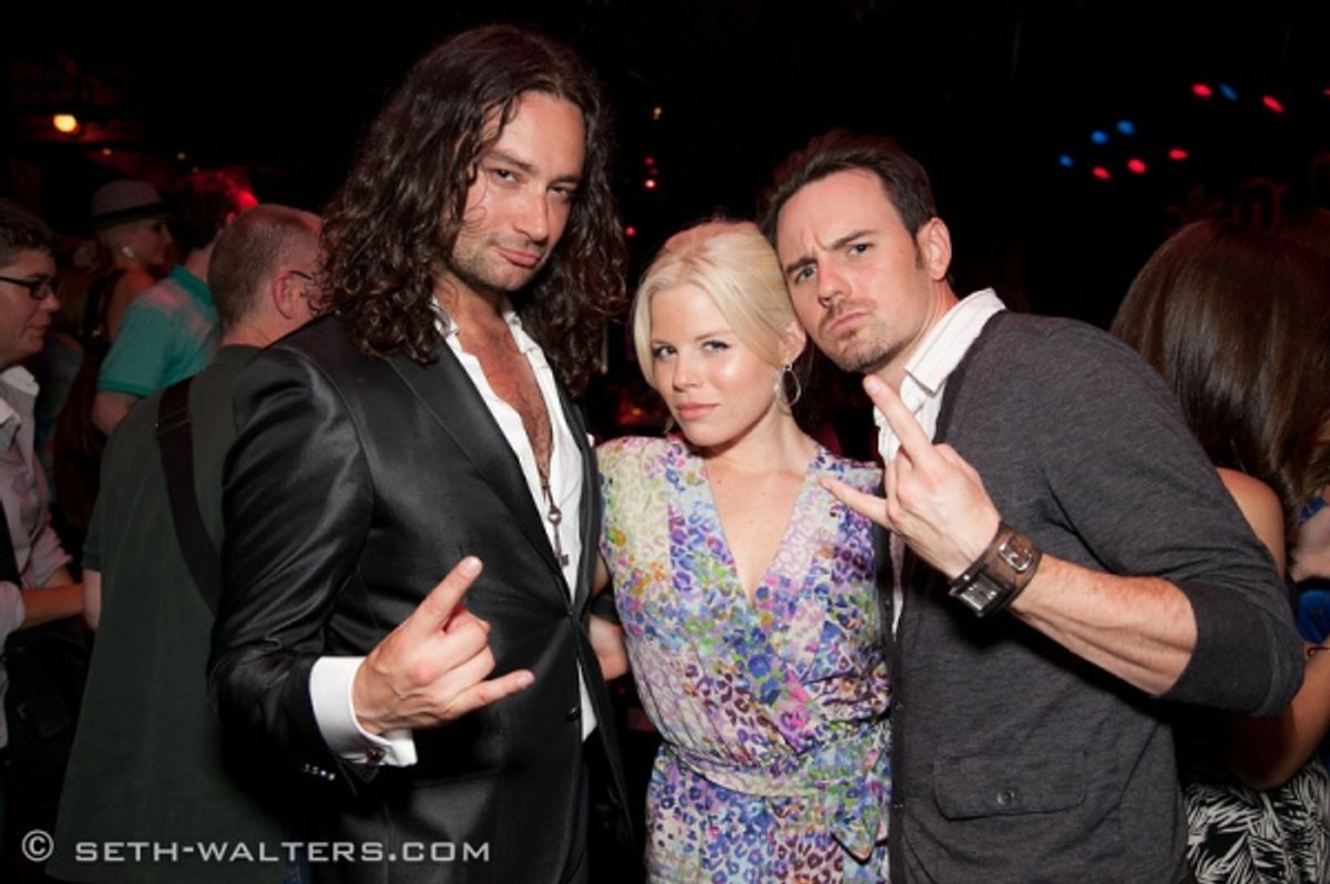 Constantine Maroulis, Megan Hilty and Brian Gallagher at 