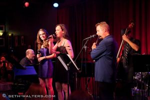 Frank Wildhorn, Laura Osnes and Melissa van der Schyff Photo