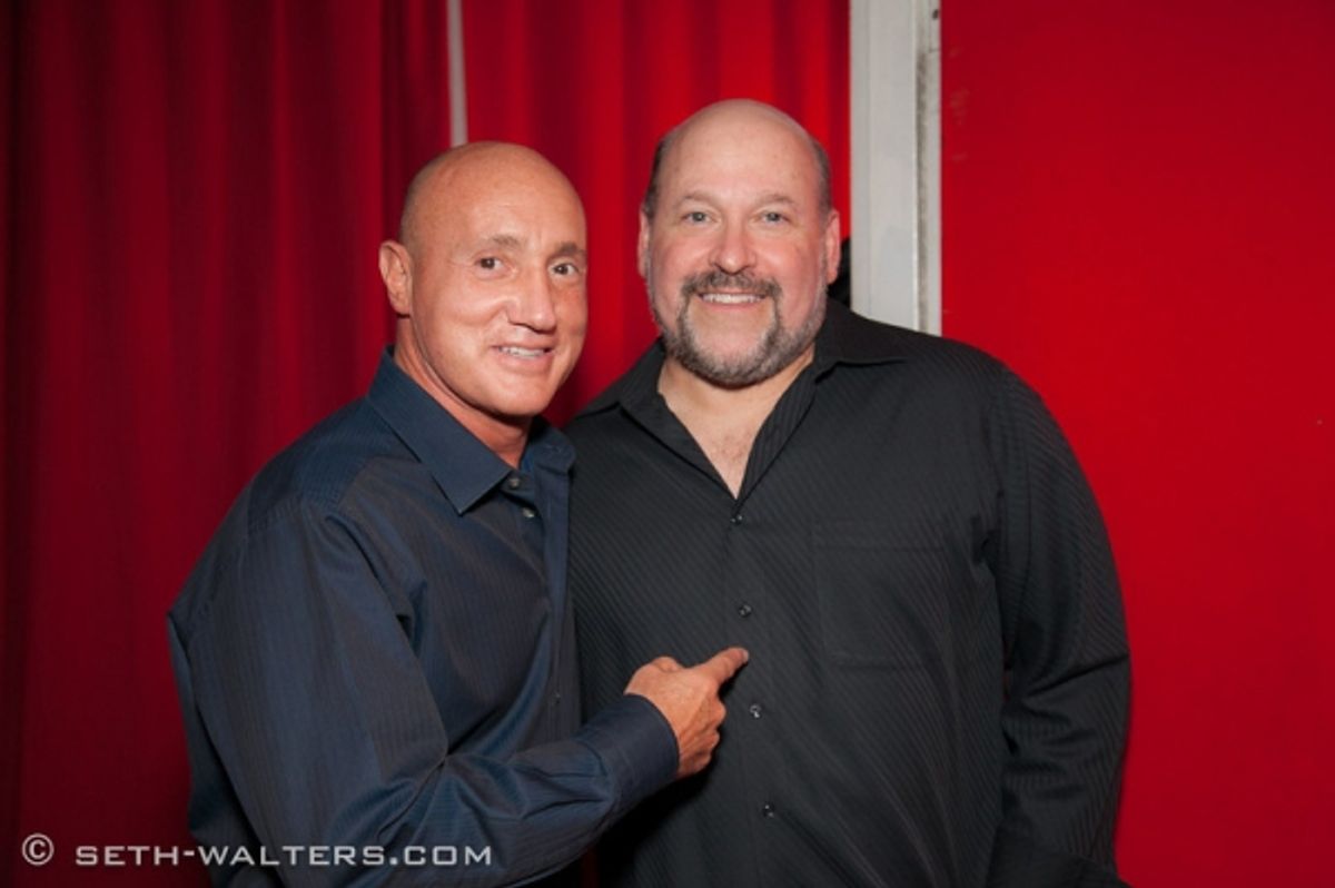 Gianni Valenti and Frank Wildhorn at 