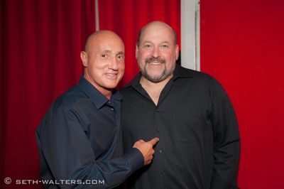 Gianni Valenti and Frank Wildhorn Photo