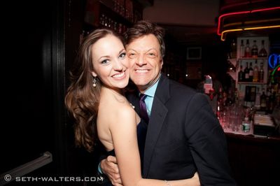 Laura Osnes and Jim Caruso Photo