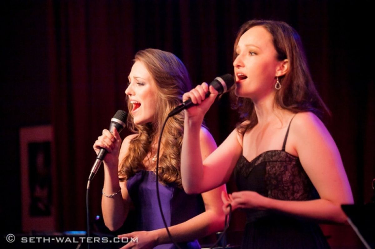 Laura Osnes and Melissa van der Schyff at 