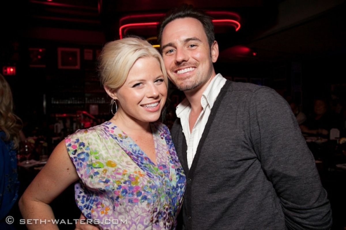 Megan Hilty and Brian Gallagher at 