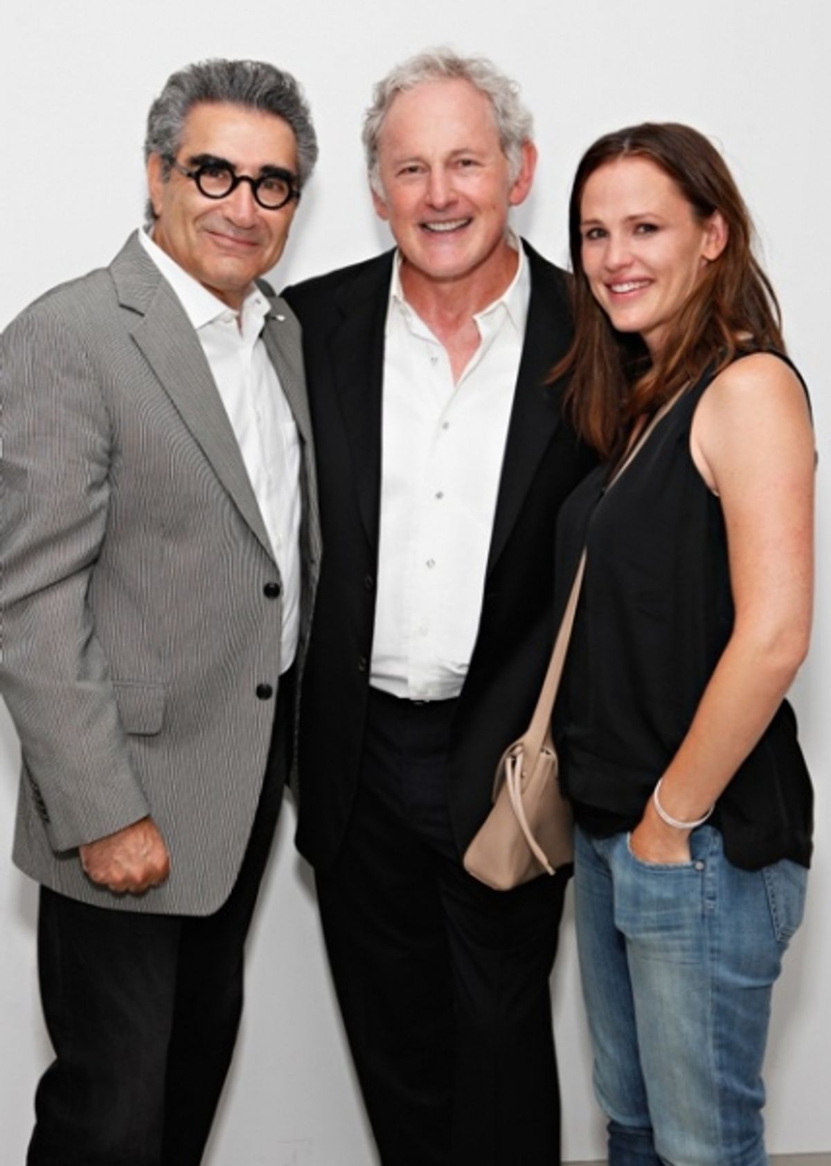 Eugene Levy, Victor Garber and Jennifer Garner at 