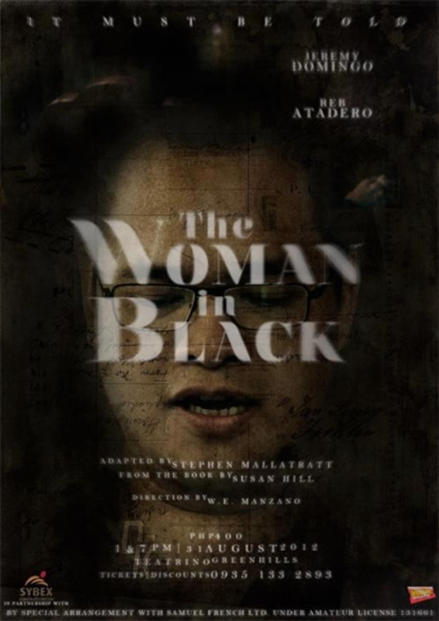 Photo Flash: Dulaang Kalay’s THE WOMAN IN BLACK Official Posters  Image