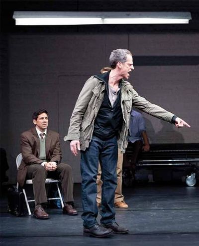 Ned Weeks (Patrick Breen, right) and Mickey Marcus (Michael Berresse) Photo