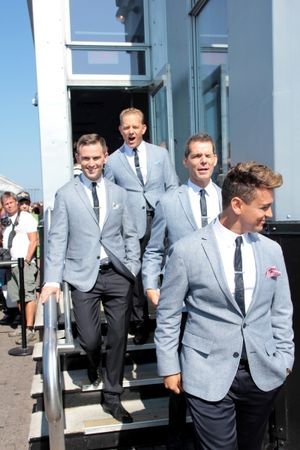 Daniel Reichard, Christian Hoff, J. Robert Spencer, Michael Langoria Photo