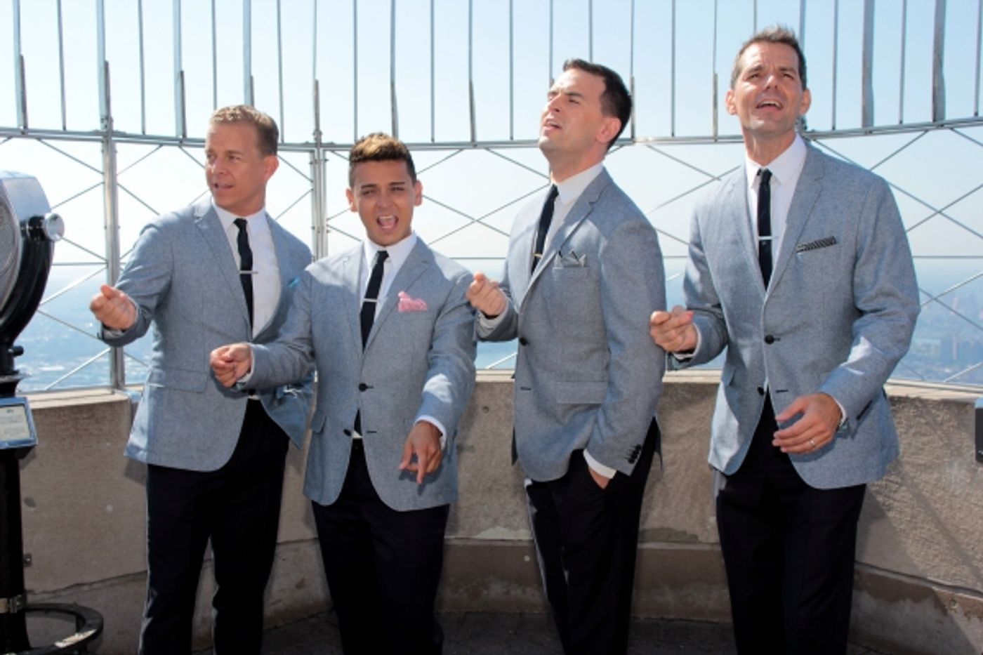 Photo Coverage: Midtown Men Meet the Press at Empire State Building Photo Coverage: Midtown Men Meet the Press at Empire State Building Image