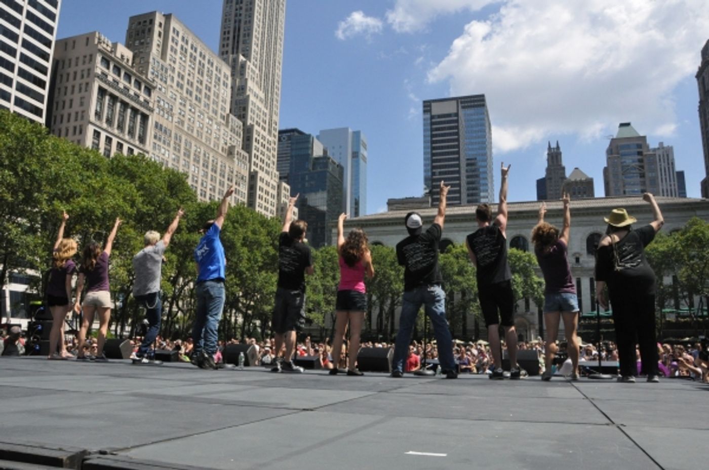Photo Coverage: NICE WORK, BRING IT ON, and More Perform at Broadway in Bryant Park!  Image