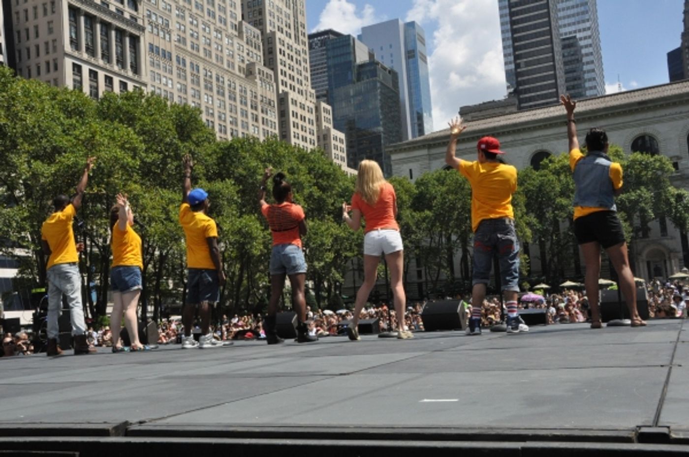 Photo Coverage: NICE WORK, BRING IT ON, and More Perform at Broadway in Bryant Park!  Image