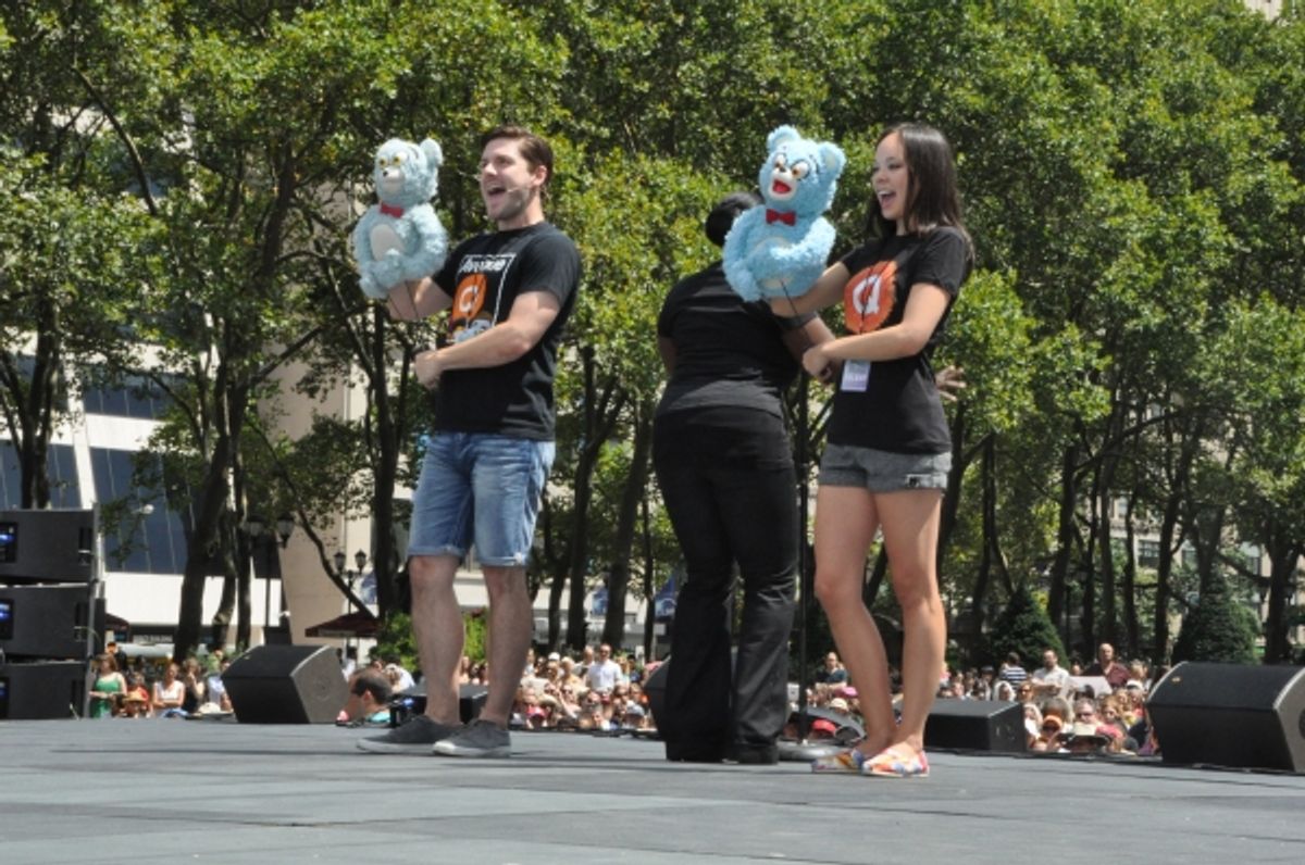 Hazel Anne Raymundo, Danielle Thomas and Seth Rettburg at 