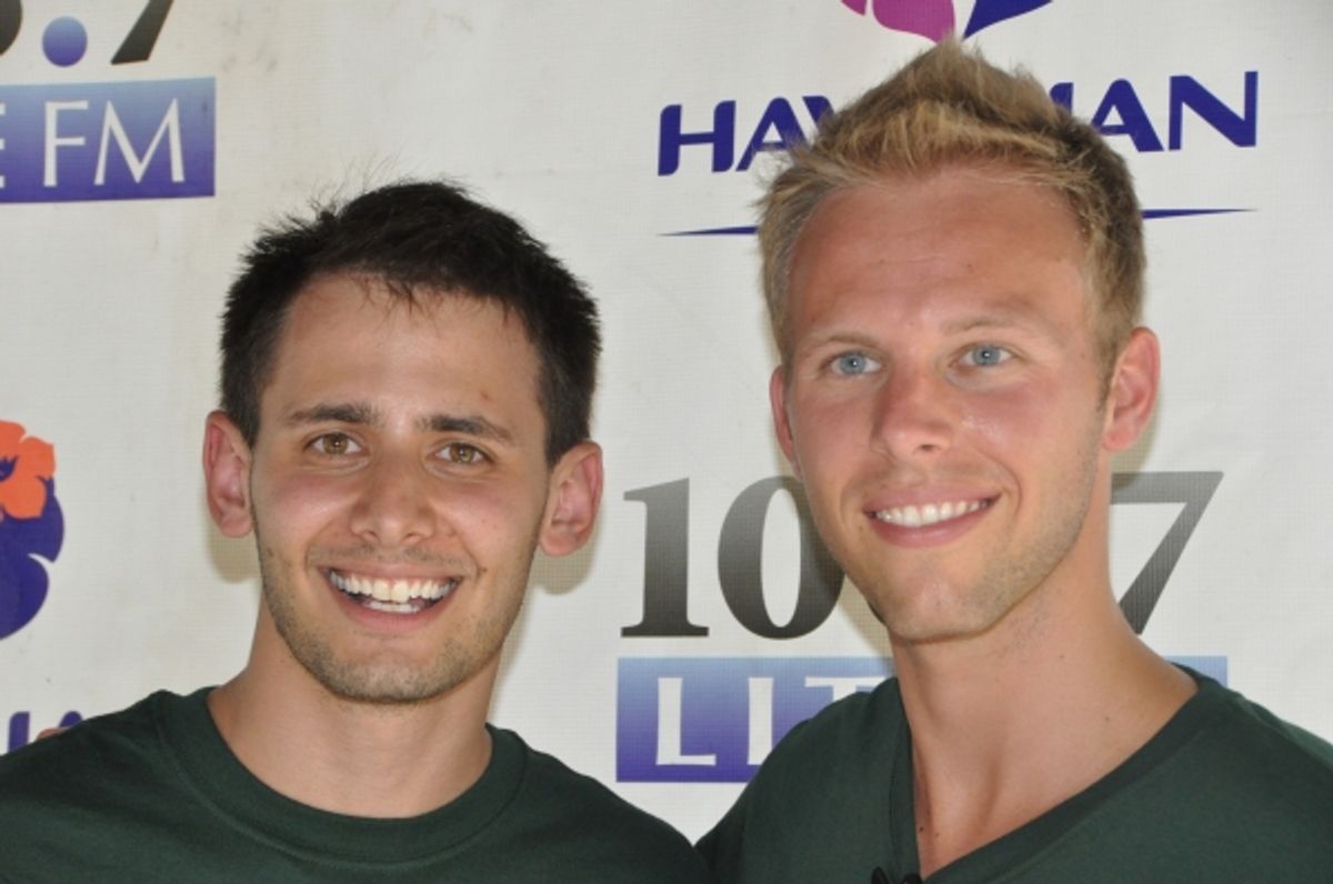 Benj Pasek and Justin Paul at 