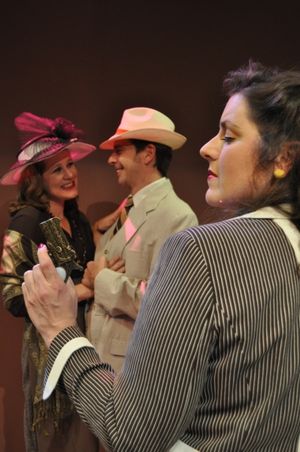 (from l-r) Kaity Talmage-Bowers (as Kay Mostyn), Christian Mast (as Simon Mostyn) and Photo