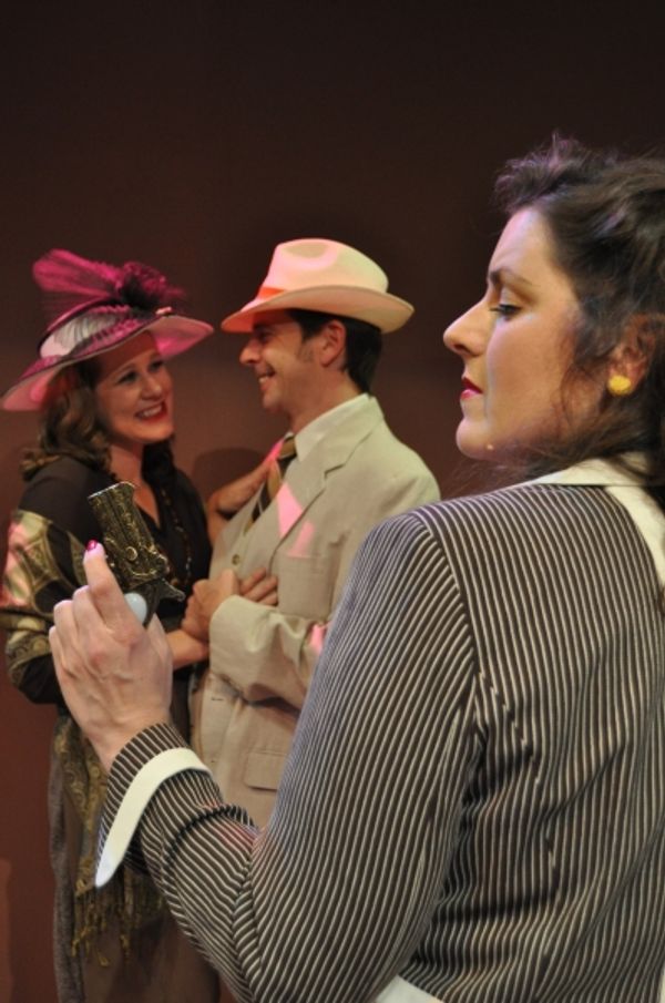 (from l-r) Kaity Talmage-Bowers (as Kay Mostyn), Christian Mast (as Simon Mostyn) and Photo