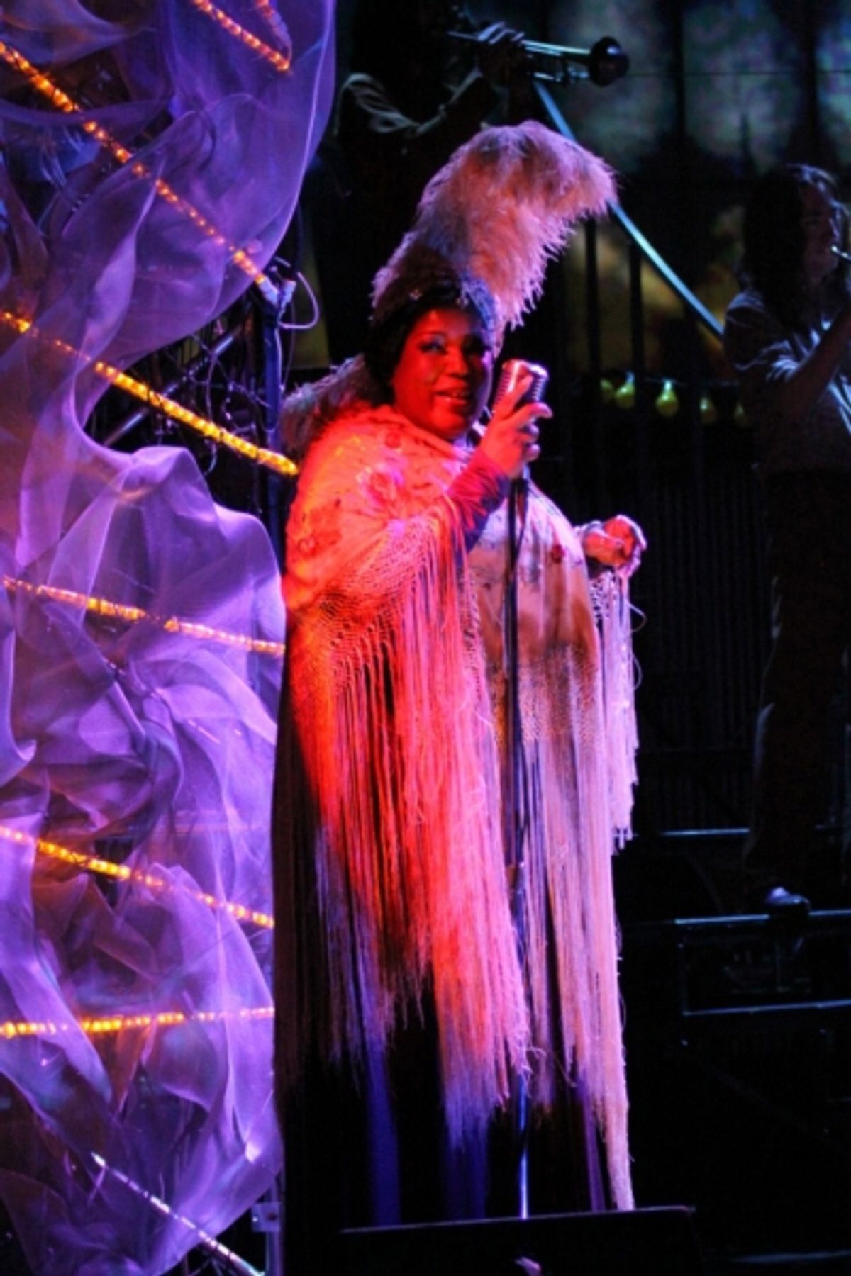 Sabrina Elayne Carten as Blues Singer in the Cleveland Play House production of One Night with Janis Joplin written and directed by Randy Johnson, which comes to Arena Stage at the Mead Center for American Theater September 28-November 4, 2012. Photo by J at 