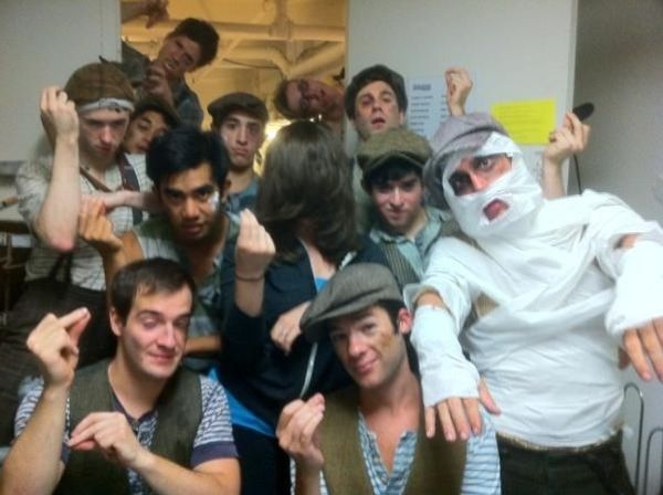 NEWSIES' Aaron J. Albano and Company ???????@aaronjalbano Deadsies! ???? Photo