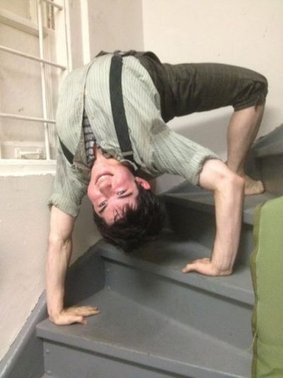 NEWSIES' Andy Richardson Ã¢â‚¬Â@AMRichardson3 Exorcist the musical, anyone?  Photo