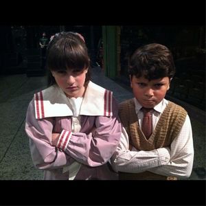 MARY POPPINS' Jeremy Hays and Company (CTG's Ahmanson Theatre in LA) â€Â@jlandonhays Our little Cosette and Gavroche are now Jane and Michael Banks. So proud! #SIP http://instagr.am/p/OfjhYPNLFL/ @ BroadwayWorld MARY POPPINS' Jeremy Hays and Company (CTG's Ahmanson Theatre in LA) â€Â@ Photo