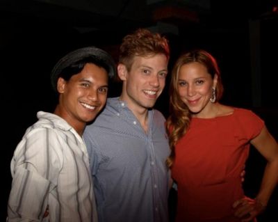 Darryl Semira, Barrett Foa and Becky Baeling Photo