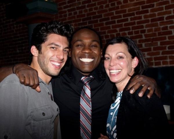 Steve Mazurek and his mom with Rogelio Douglas Jr. Photo