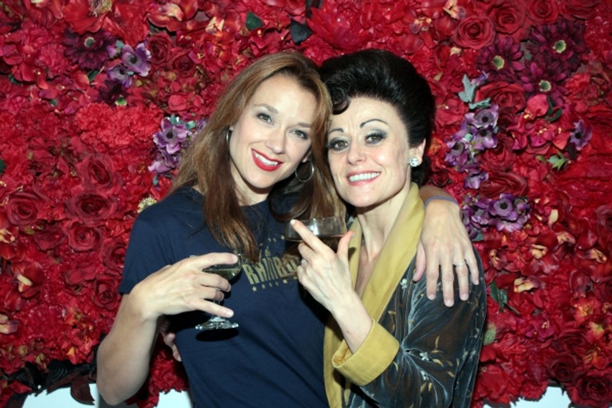 Sarah Uriarte Berry, Tracie Bennett at 