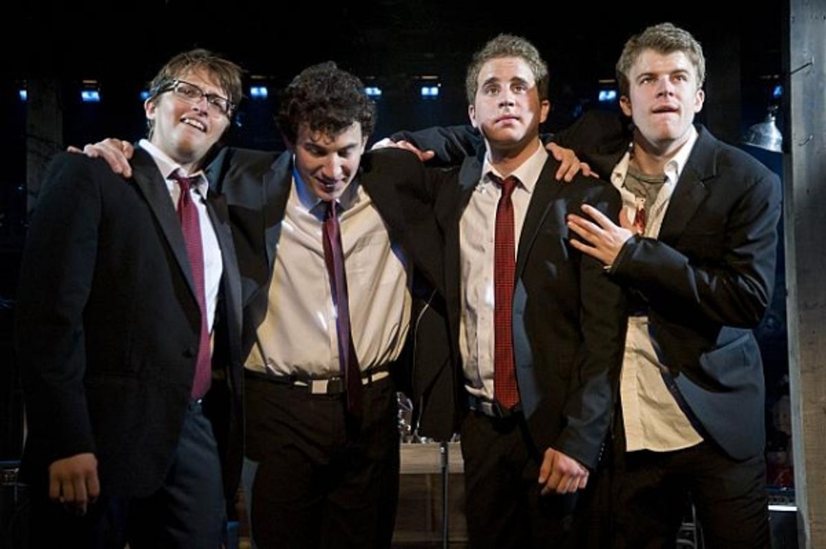 Will Roland, Harrison Chad, Ben Platt and Jason Hite at 