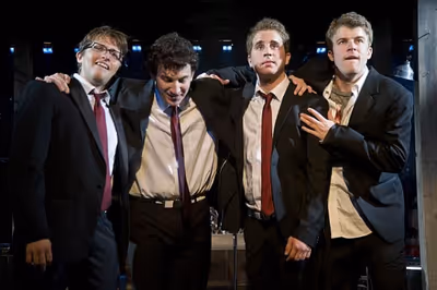 Will Roland, Harrison Chad, Ben Platt and Jason Hite Photo