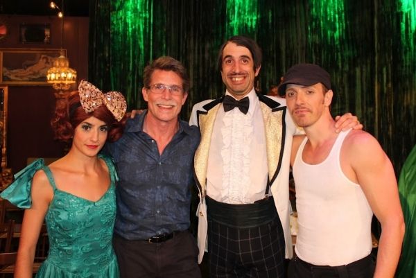 Celebrity Chef Rick Bayless with ABSINTHE's The Gazillionaire, Penny Pibbets and Tony Photo