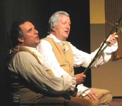 Steve Lobis of Morrisville (left) and Tom Orr of Ewing are Founding Fathers Robert Mo Photo