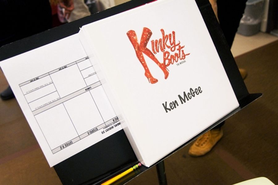 Photo Flash: Inside the First Rehearsal for KINKY BOOTS with Harvey Fierstein, Jerry Mitchell and More! Image