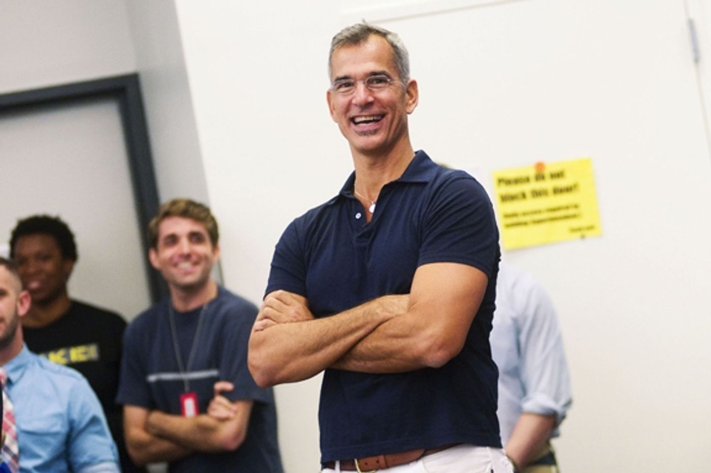 Photo Flash: Inside the First Rehearsal for KINKY BOOTS with Harvey Fierstein, Jerry Mitchell and More!  Image