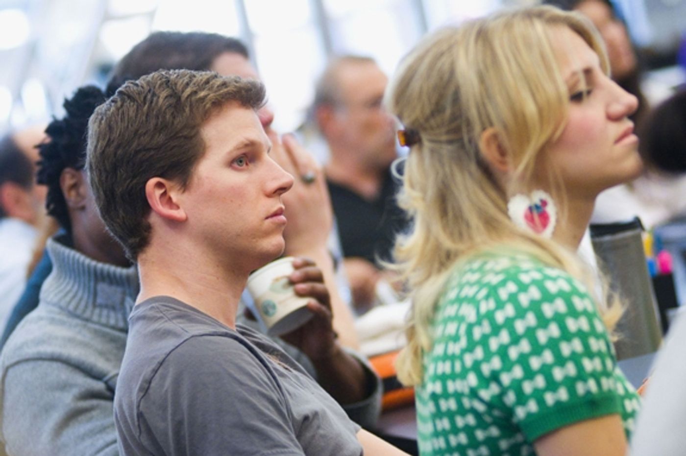 Photo Flash: Inside the First Rehearsal for KINKY BOOTS with Harvey Fierstein, Jerry Mitchell and More! Photo Flash: Inside the First Rehearsal for KINKY BOOTS with Harvey Fierstein, Jerry Mitchell and More! Image