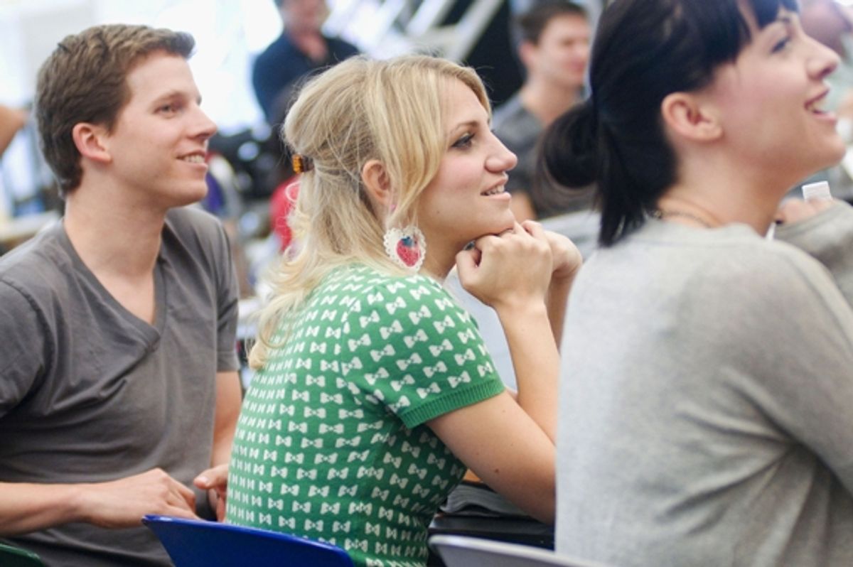 Celina Carvajal, Annaleigh Ashford, Stark Sands at 